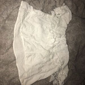 White off the shoulder top